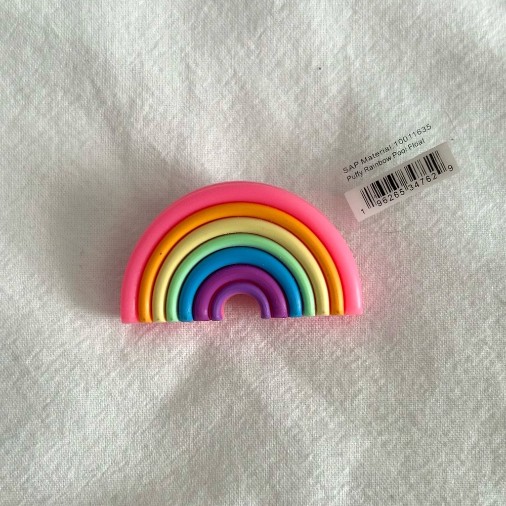 Rainbow Croc Jibbit NWT